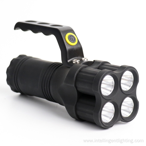 3AA Battery Powered 4 LED Portable Flashlight Lantern